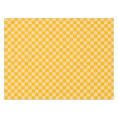Citrus cream checkered board pattern tafelkleed (Voorkant (Horizontaal))