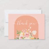 Citrus Cutie Baby shower Dank je wel Bedankkaart (Voorkant)