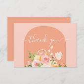 Citrus Cutie Baby shower Dank je wel Bedankkaart (Voorkant / Achterkant)