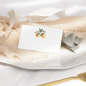 Citrus cutie bruiloft plaatskaartje