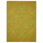Citrus Damask Mandala Map Map Binder Klembord (Achterkant)