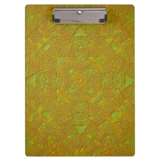 Citrus Damask Mandala Map Map Binder Klembord