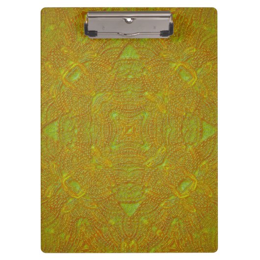 Citrus Damask Mandala Map Map Binder Klembord (Voorkant)