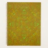 Citrus Damask Mandala Map Map Binder Planner (Voorkant)