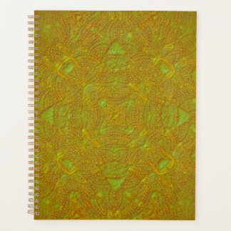 Citrus Damask Mandala Map Map Binder Planner
