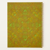 Citrus Damask Mandala Map Map Binder Planner (Achterkant)