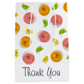 Citrus Dank u geschenkzak medium Cadeauzakje (Achterkant)