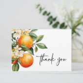 Citrus Dank u kaart Sinaasappels Cutie Clementine (Staand voorkant)