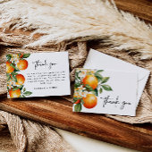 Citrus Dank u kaart Sinaasappels Cutie Clementine