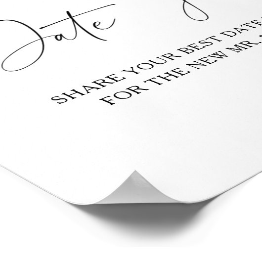 Citrus - date nachtideeën. Datum jar bridal game Poster (Hoek)