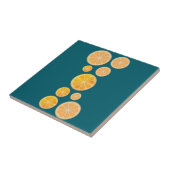 Citrus Delight Keramische Tegel Tegeltje (Zijkant)