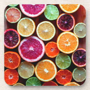 Citrus Dream Lemon Limoen Oranje Fruit Bier Onderzetter