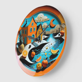 Citrus Dreamscape Grote Klok