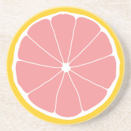 Citrus Drink Onderzetter, Citrus Decor, Grapefruit Zandsteen Onderzetter