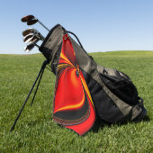 Citrus Elegance Golfhanddoek (Groen)