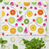 Citrus en bessen theedoek (Gevouwen)