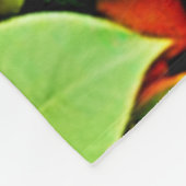 Citrus en bladeren Graphic Fleece Deken (Hoek)