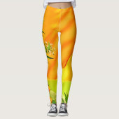 Citrus en bladeren Graphic Leggings (Voorkant)