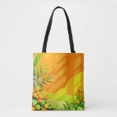 Citrus en bladeren Graphic Tote Bag (Voorkant)