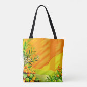 Citrus en bladeren Graphic Tote Bag (Achterkant)