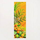 Citrus en bladeren Graphic Yogamat (Achterkant)
