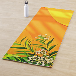 Citrus en bladeren Graphic Yogamat