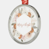 Citrus en bloemen vrolijk en helder metalen ornament (Links)