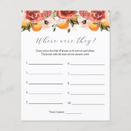 Citrus en Greenery waar ze speelden