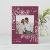 Citrus en specerijen | Alles is Bright Photo Holid Feestdagenkaart (Staand voorkant)