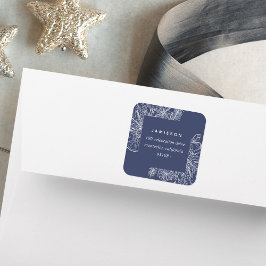 Citrus en specerijen | Terugkeeradres feestdag Vierkante Sticker