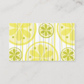 Citrus Escort Card Plaatskaartje (Achterkant)