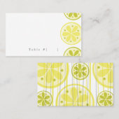 Citrus Escort Card Plaatskaartje (Voorkant / Achterkant)