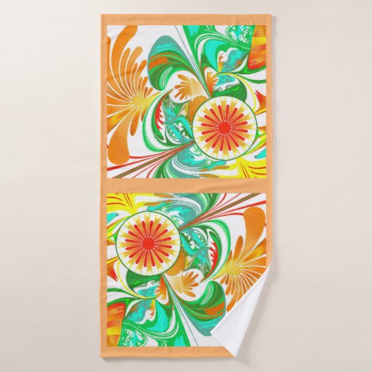 Citrus explosie badhanddoek (Badhanddoek)
