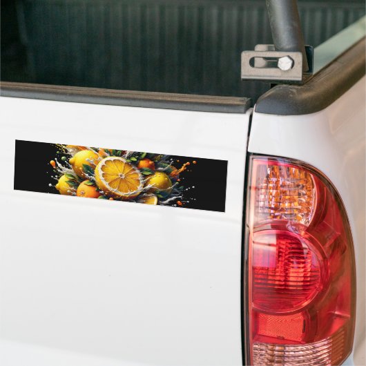 Citrus explosie bumpersticker (Op Truck)