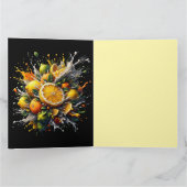 Citrus explosie kaart (Binnen)