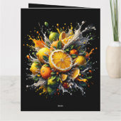 Citrus explosie kaart (Achterkant)