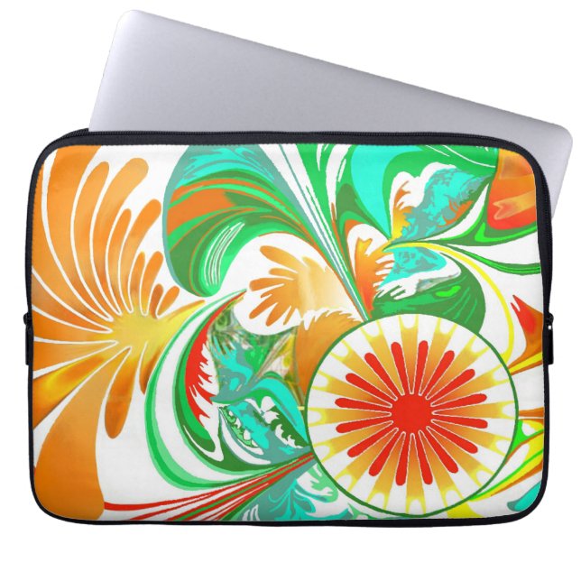 Citrus explosie laptop sleeve (Voorkant)