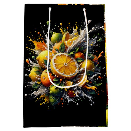 Citrus explosie medium cadeauzakje (Achterkant)