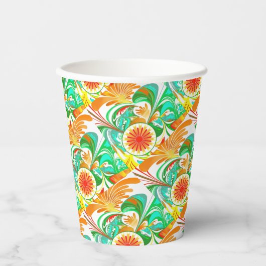 Citrus explosie papieren bekers (Voorkant)