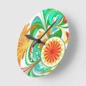 Citrus explosie ronde klok (Hoek)