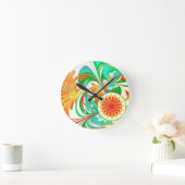 Citrus explosie ronde klok (Huis)