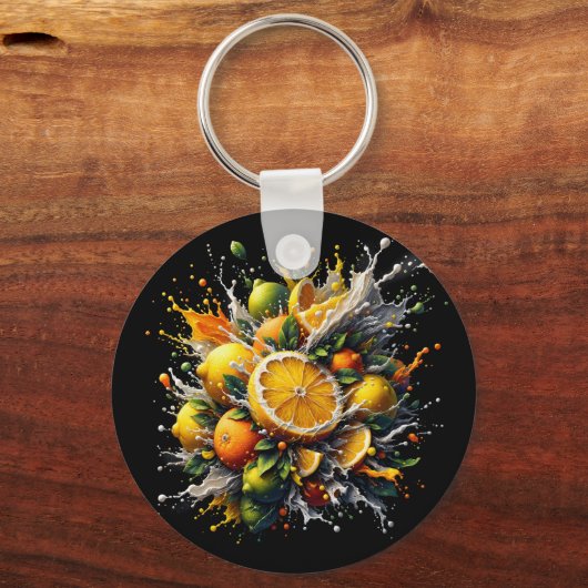 Citrus explosie sleutelhanger (Voorkant)