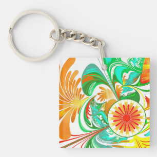 Citrus explosie sleutelhanger