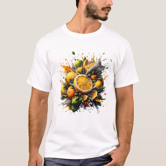Citrus explosie t-shirt (Voorkant)