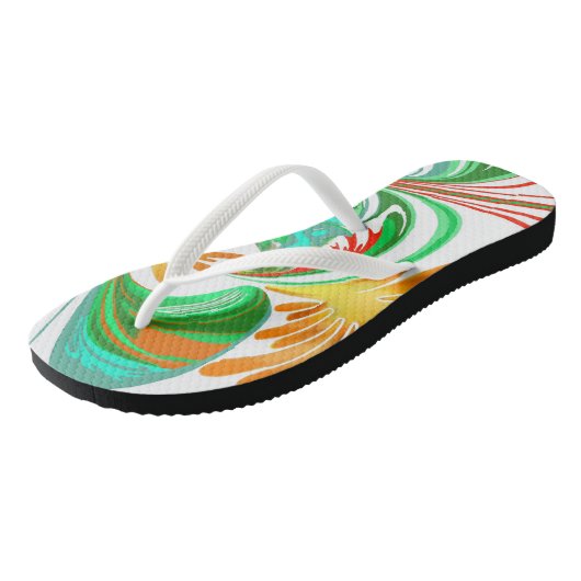 Citrus explosie teenslippers (Schuin)