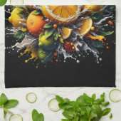 Citrus explosie theedoek (Gevouwen)