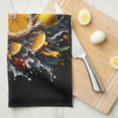 Citrus explosie theedoek (Quarter Fold)