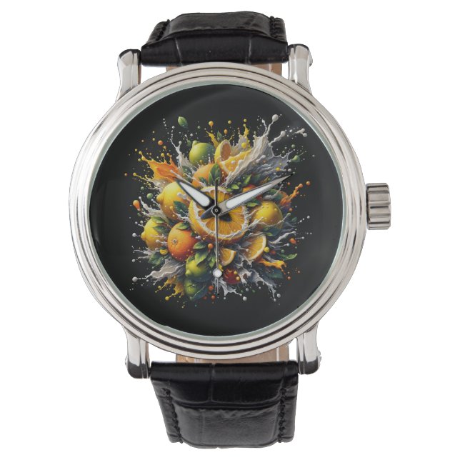 Citrus Explosion Horloge (Voorkant)
