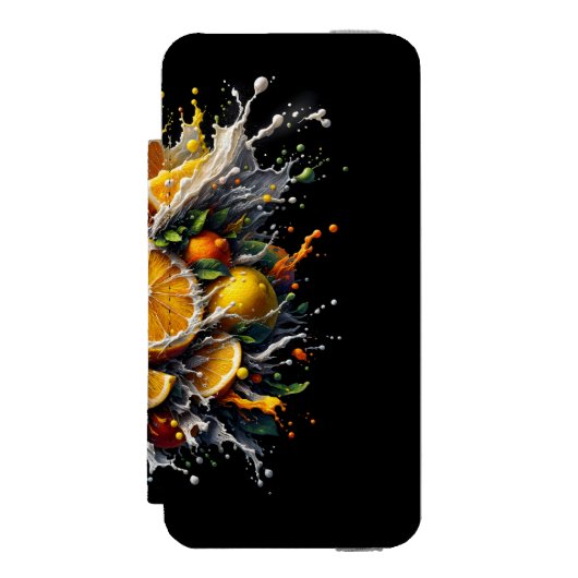 Citrus Explosion Incipio iPhone Portemonnee Hoesje (Voorkant Agenda)