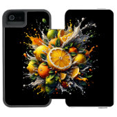 Citrus Explosion Incipio iPhone Portemonnee Hoesje (Agenda Open)